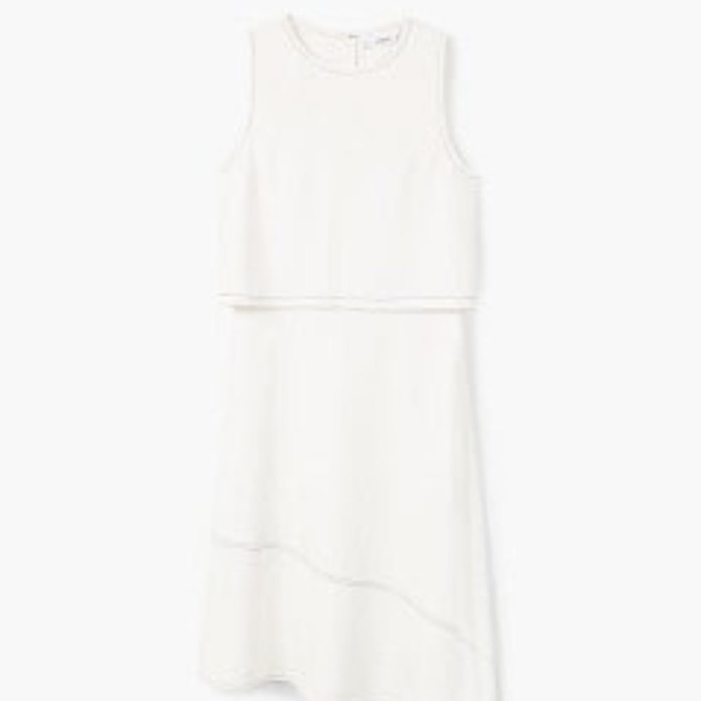 Mango White Dress